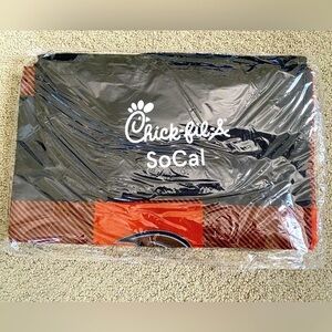 NEW Anaheim Ducks Plastic Roll Up Picnic Blanket Beach Mat Chick-Fil-A